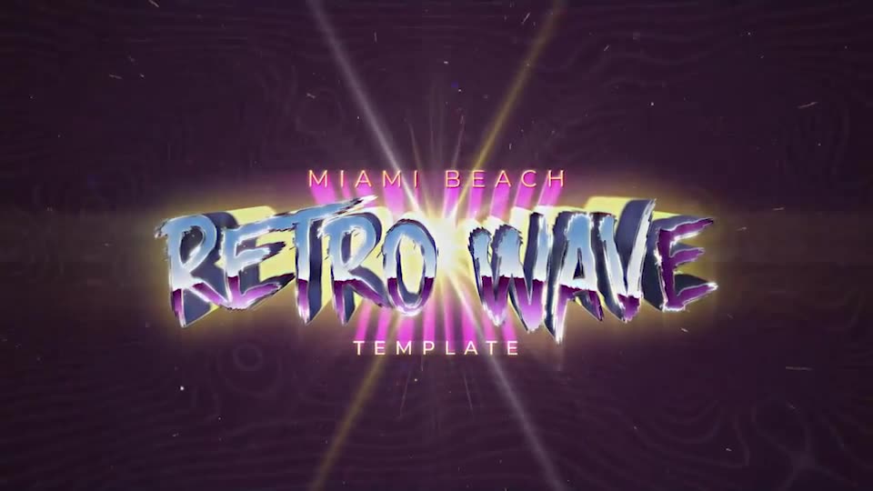 Retro Wave Title Videohive 34065016 Premiere Pro Image 2