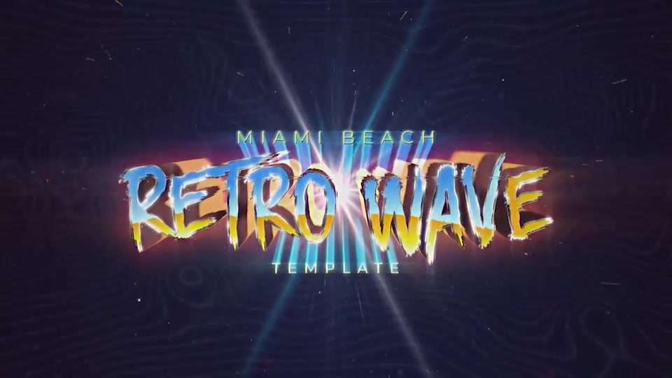 Retro Wave Title Videohive 34065016 Premiere Pro Image 7