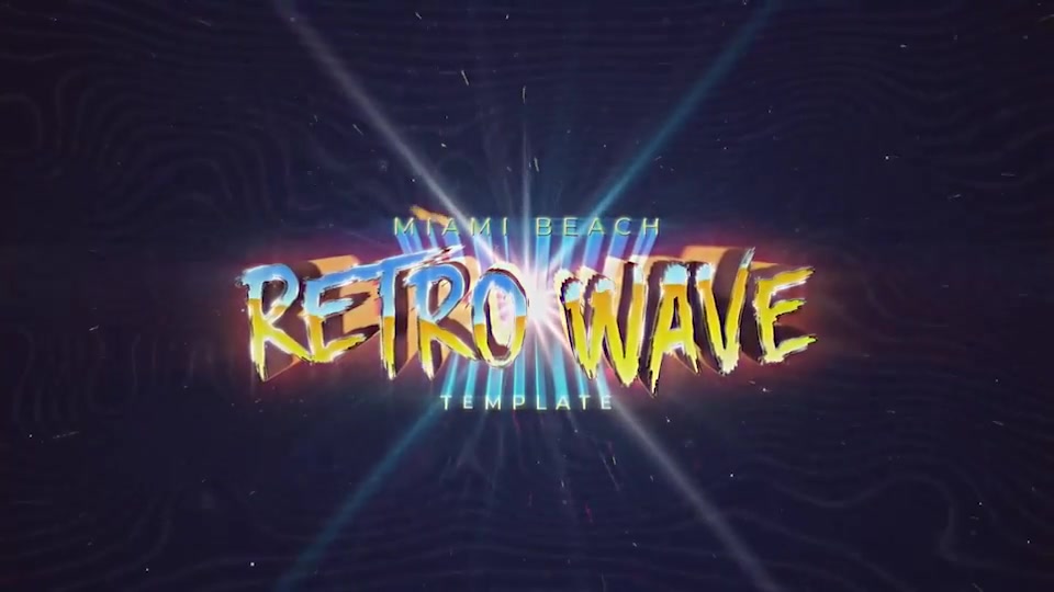 Retro Wave Title Videohive 34065016 Premiere Pro Image 8