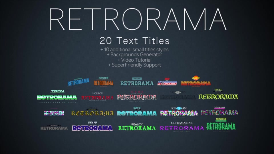 Retrorama - Download Videohive 19957956