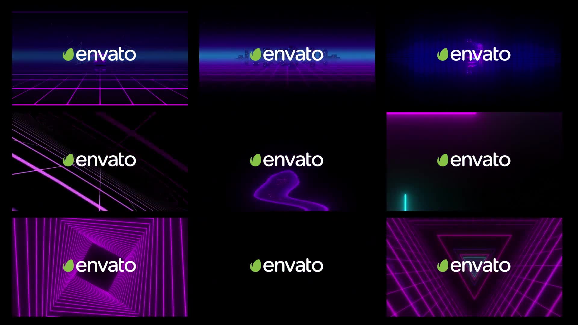 Retrowave Logo Videohive 35939832 After Effects Image 2
