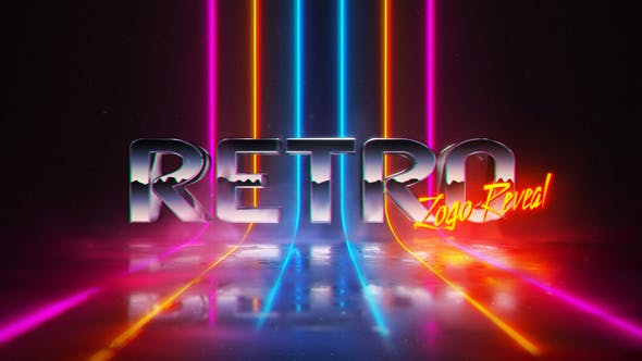 Retrowave Logo Reveal - Download Videohive 51374779