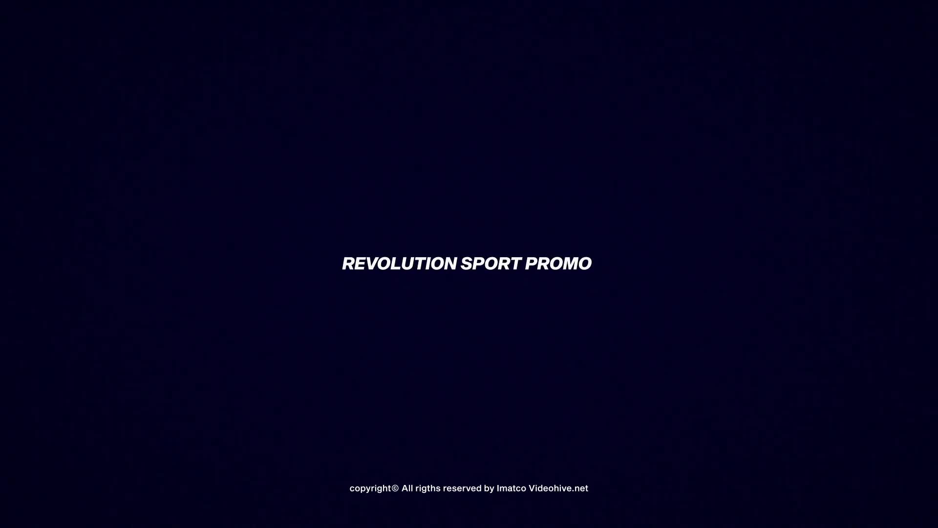 Revolution Sport Promo Videohive 26608672 After Effects Image 1