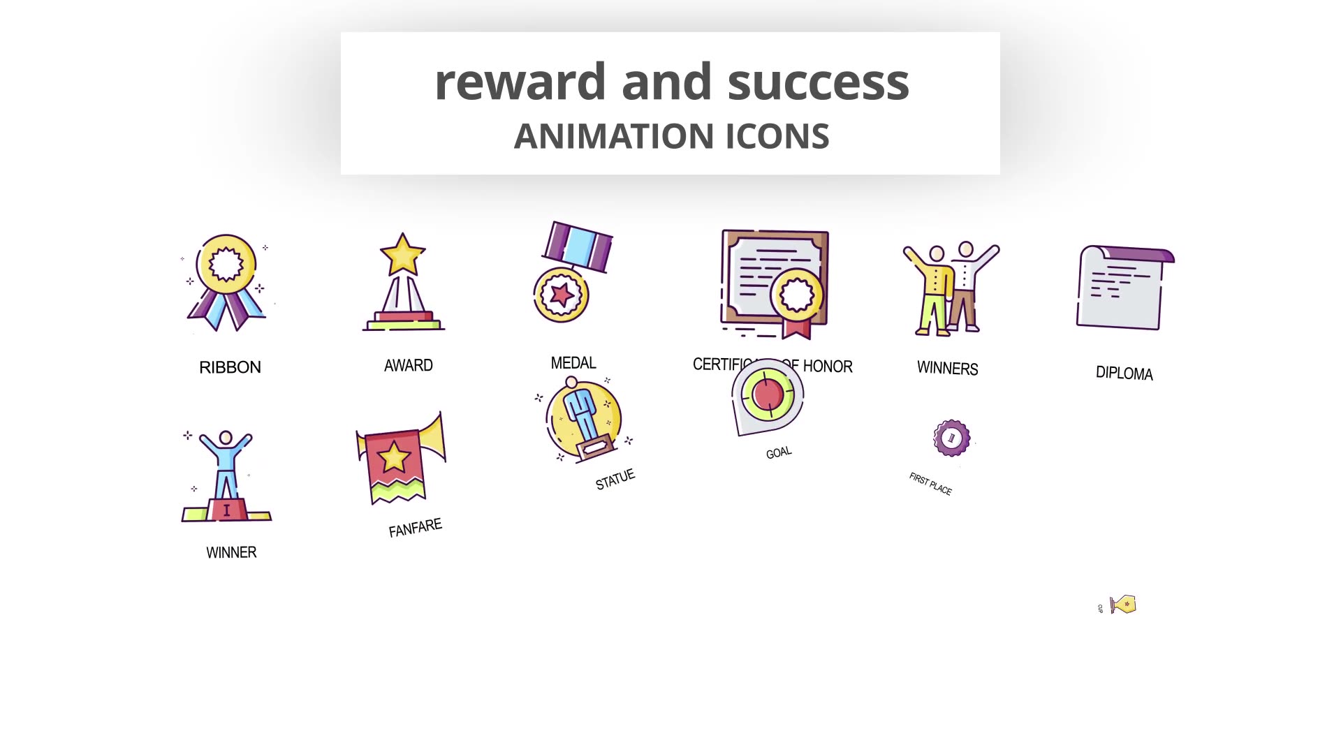 Reward & Success Animation Icons Videohive 29201913 After Effects Image 4