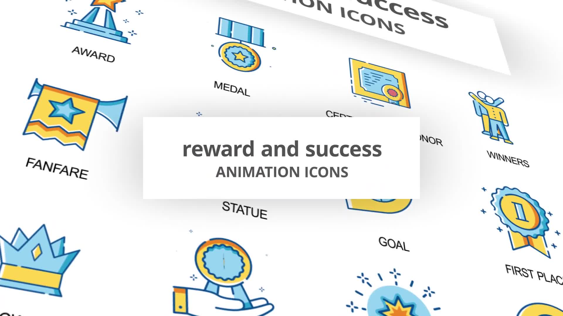 Reward & Success Animation Icons Videohive 30260998 After Effects Image 1