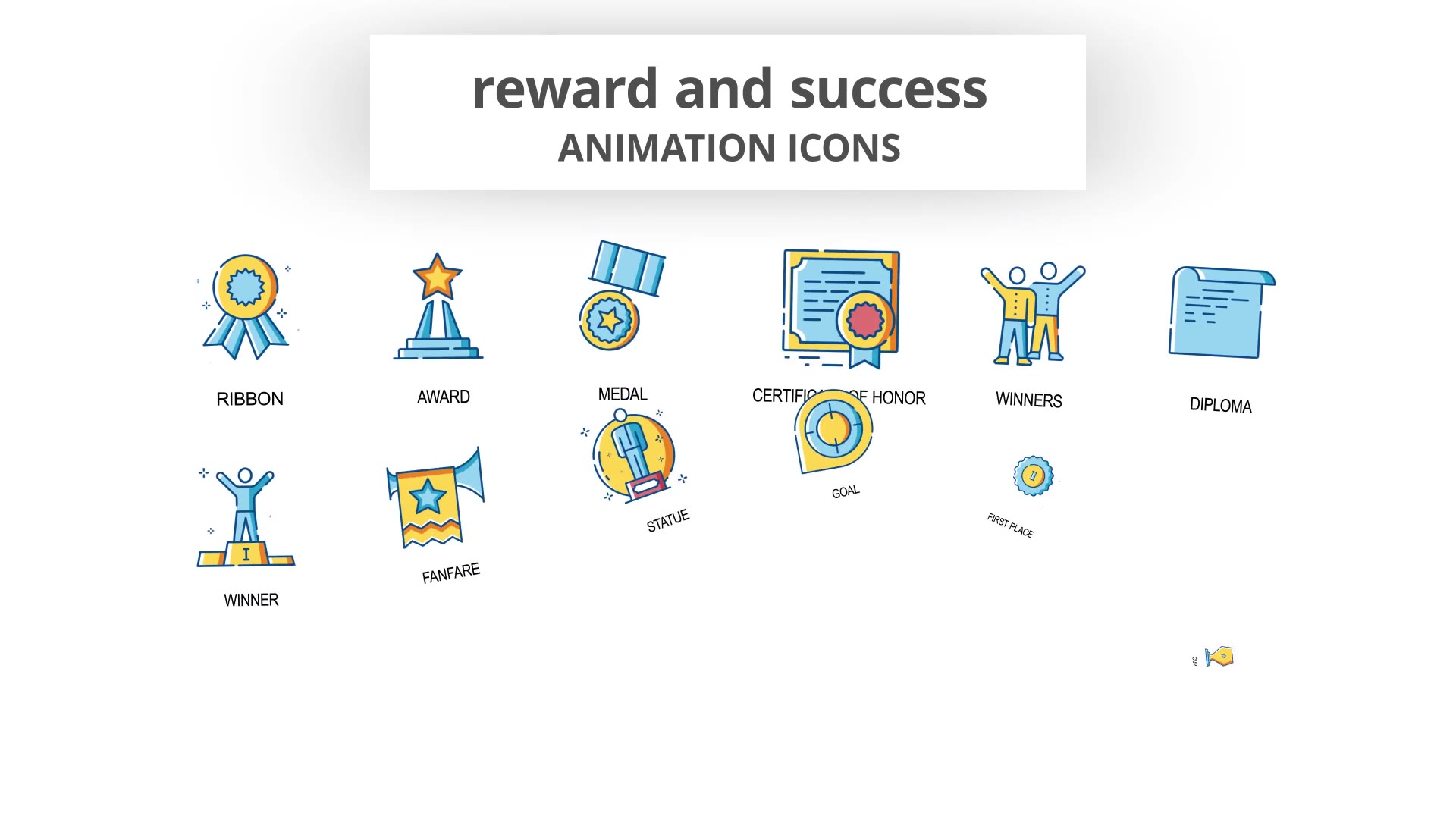 Reward & Success Animation Icons Videohive 30260998 After Effects Image 4