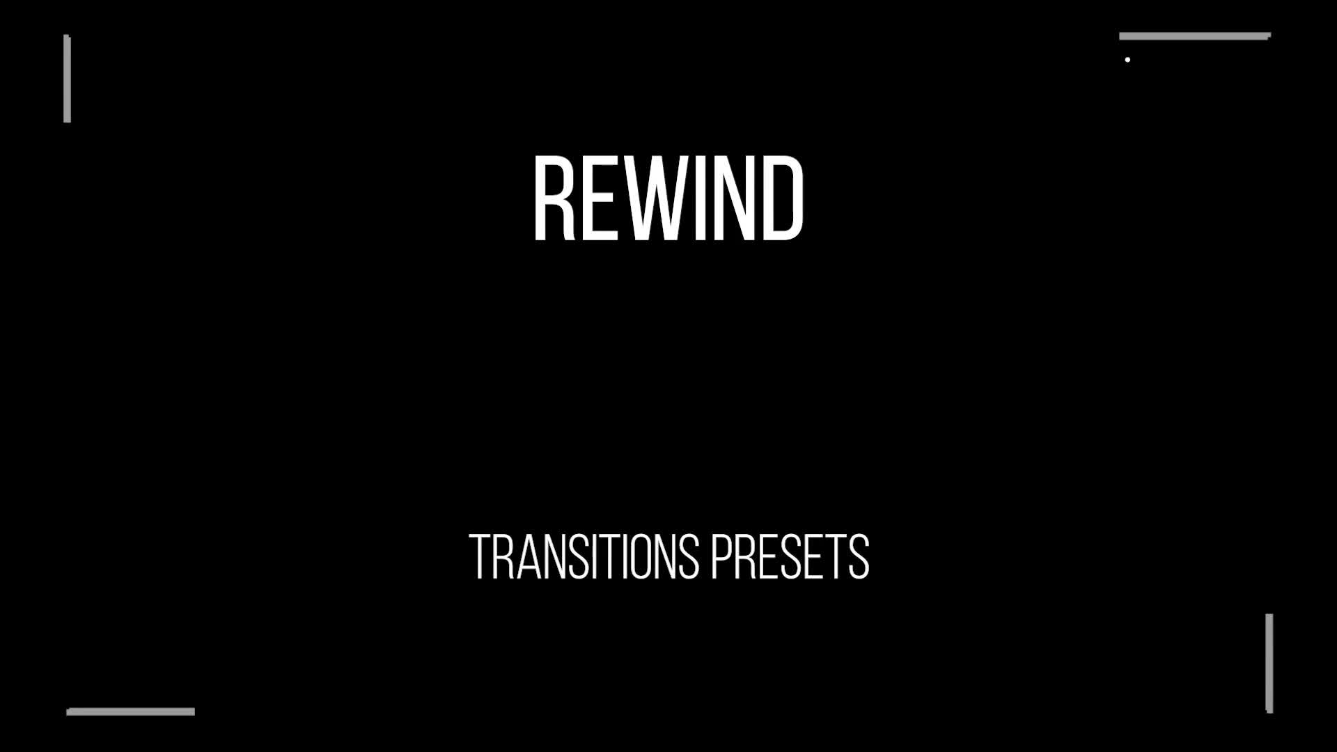 Rewind Transitions presets Videohive 31458015 Premiere Pro Image 1
