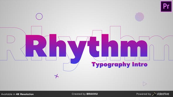Rhythm Typography Intro - 25022339 Download Videohive