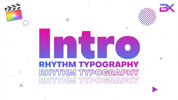 Rhythm Typography Intro - 26475059 Download Videohive