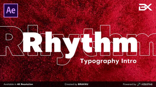 Rhythm Typography Intro - Videohive 24758415 Download