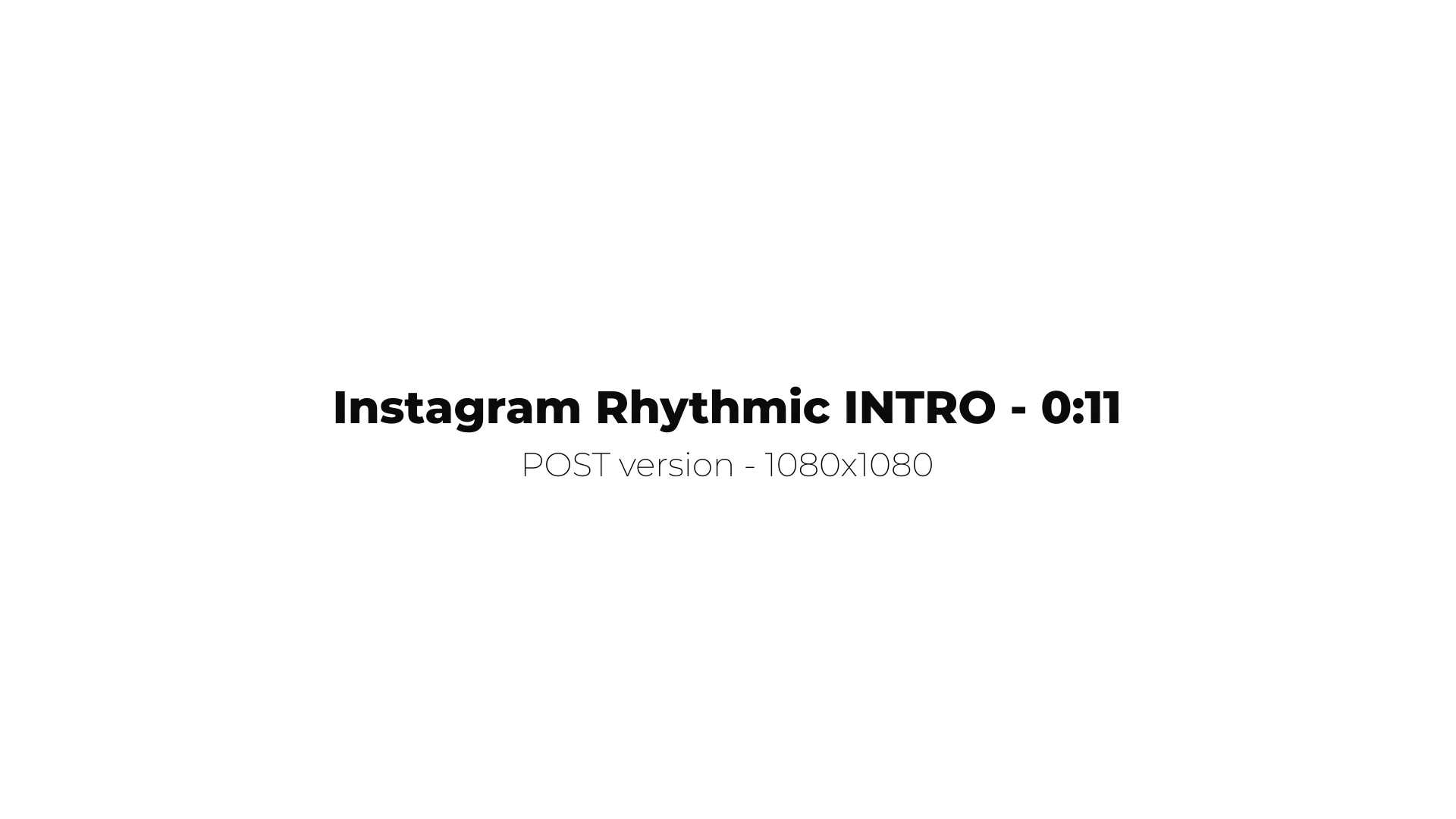 Rhythmic Intro Instagram Post Videohive 37963137 After Effects Image 3