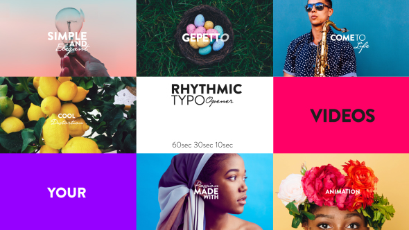 Rhythmic Typo Opener - Download Videohive 20483673