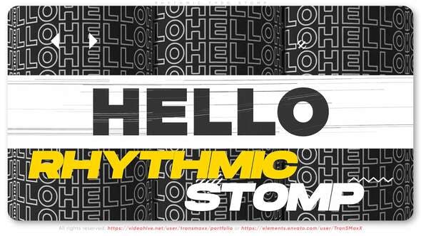 Rhythmic Typo Stomp - Videohive Download 32652435