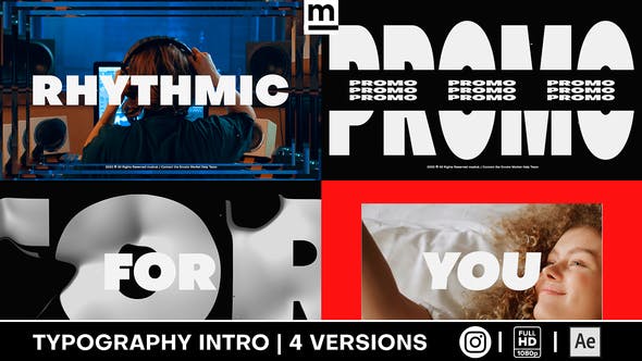 Rhythmic Typography Promo - Download Videohive 29300383