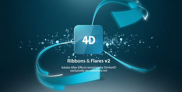 Ribbons & Flares Logo Reveal v2 - Download Videohive 5771166