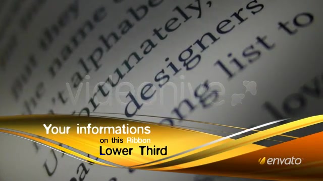 RIBBONS Lower third & Background COMBO Videohive 122867 Motion Graphics Image 3