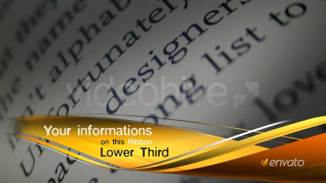 RIBBONS Lower third & Background COMBO Videohive 122867 Motion Graphics Image 4