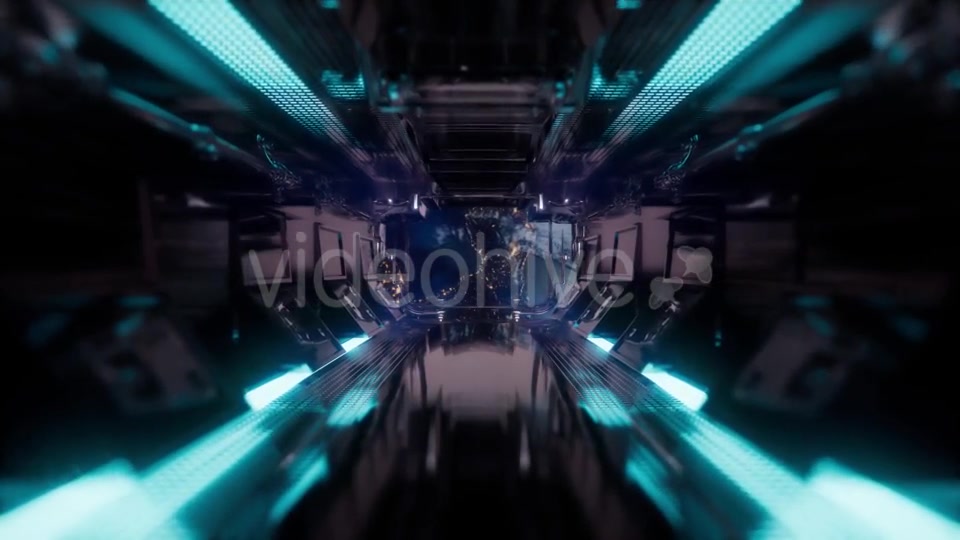 Ride in a Spaceship Tunnel - Download Videohive 21408560