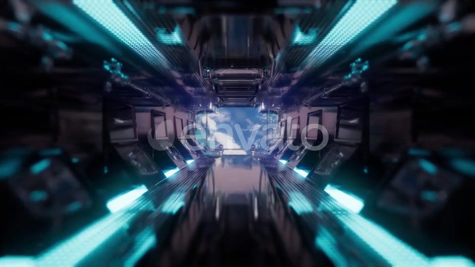 Ride in a Spaceship Tunnel - Download Videohive 21593329