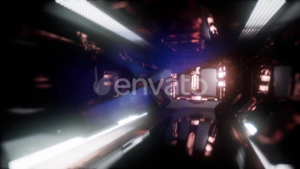 Ride in a Spaceship Tunnel - Download Videohive 21842962