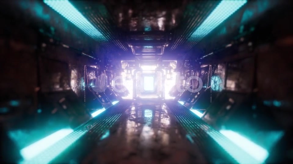 Ride in a Spaceship Tunnel - Download Videohive 22134406