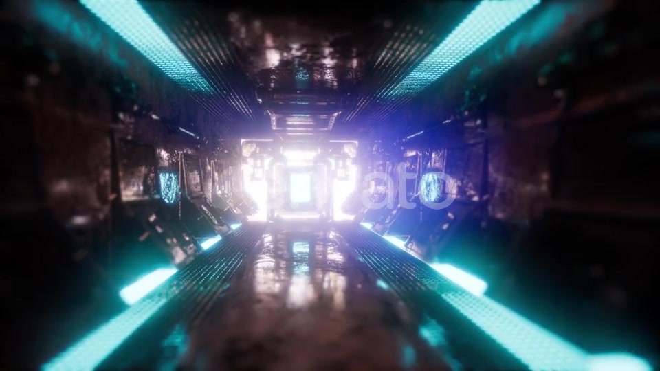 Ride in a Spaceship Tunnel - Download Videohive 22134406