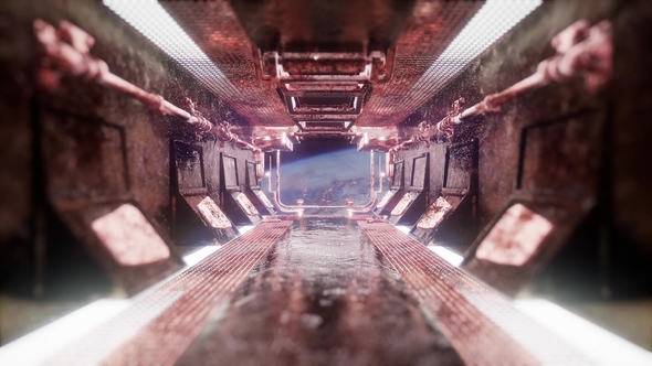 Ride in a Spaceship Tunnel - Download Videohive 22134441