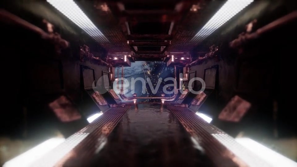 Ride in a Spaceship Tunnel - Download Videohive 22134602