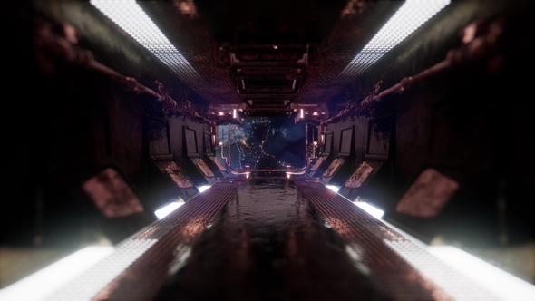 Ride in a Spaceship Tunnel - Download Videohive 22134602