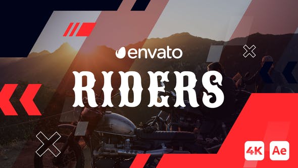 Riders Motorcycle Slideshow | After Effects - Download Videohive 35732378