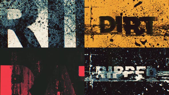Ripped Grunge Title Opener - Download Videohive 25550022