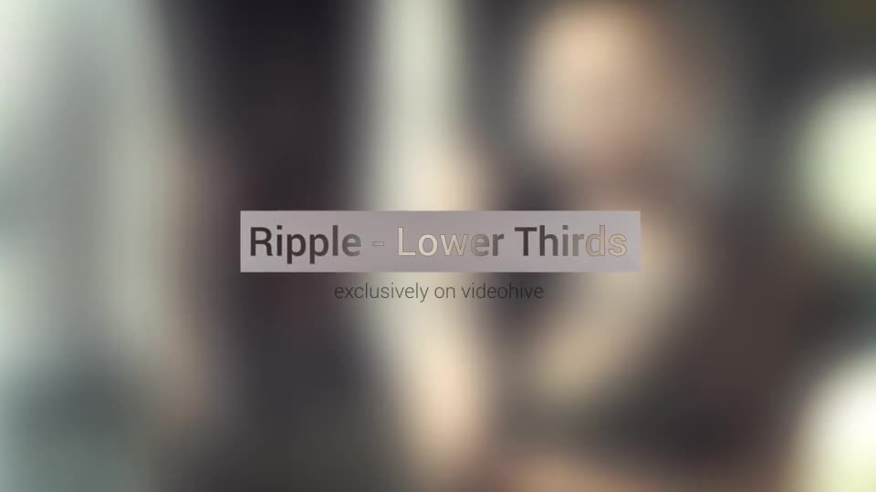 Ripple Lower Thirds Videohive 11635973 After Effects Image 1