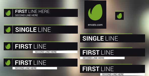 Ripple Lower Thirds - 11635973 Download Videohive