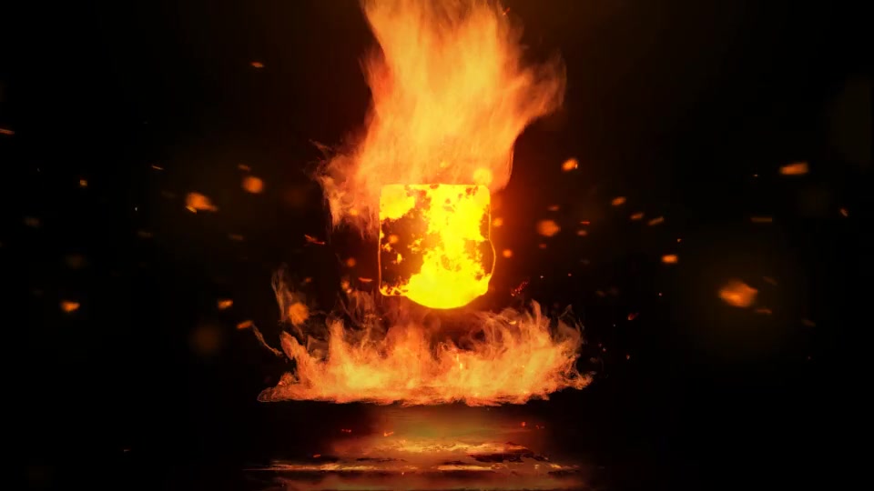 Rising Fire Logo Reveal Videohive 38915581 After Effects Image 4