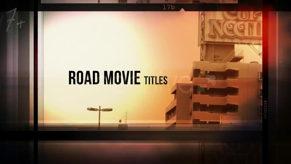 Road Movie Titles Videohive 3394934 After Effects Image 1