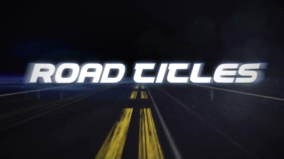 Road Titles - Download Videohive 410981