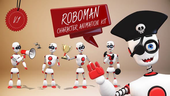 Roboman Character Animation Kit - Download Videohive 22586843