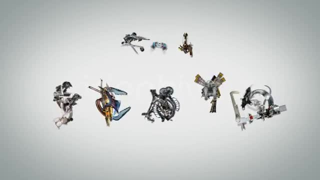 Robot Titles Transforming Alphabet - Download Videohive 2280872