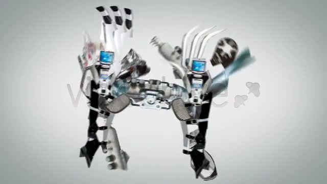 Robot Titles Transforming Alphabet - Download Videohive 2280872