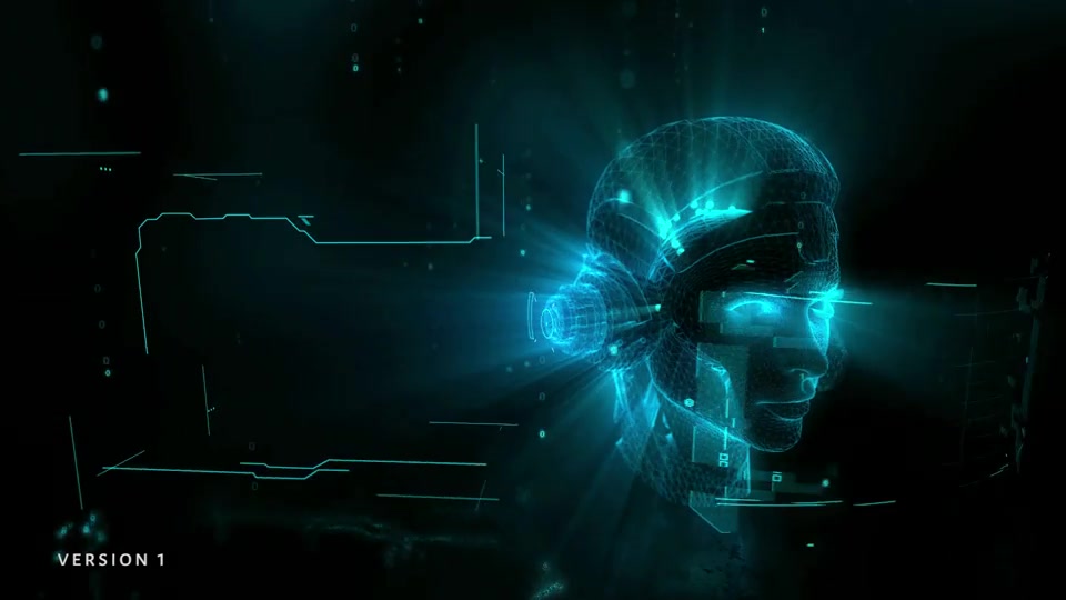 Robotic Head Hologram Opener Videohive 35412583 After Effects Image 2