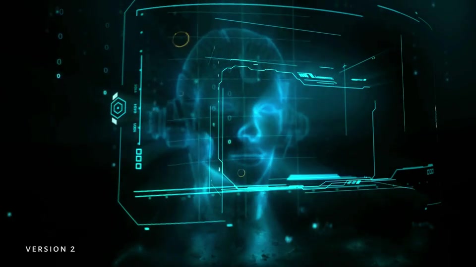 Robotic Head Hologram Opener Videohive 35412583 After Effects Image 7
