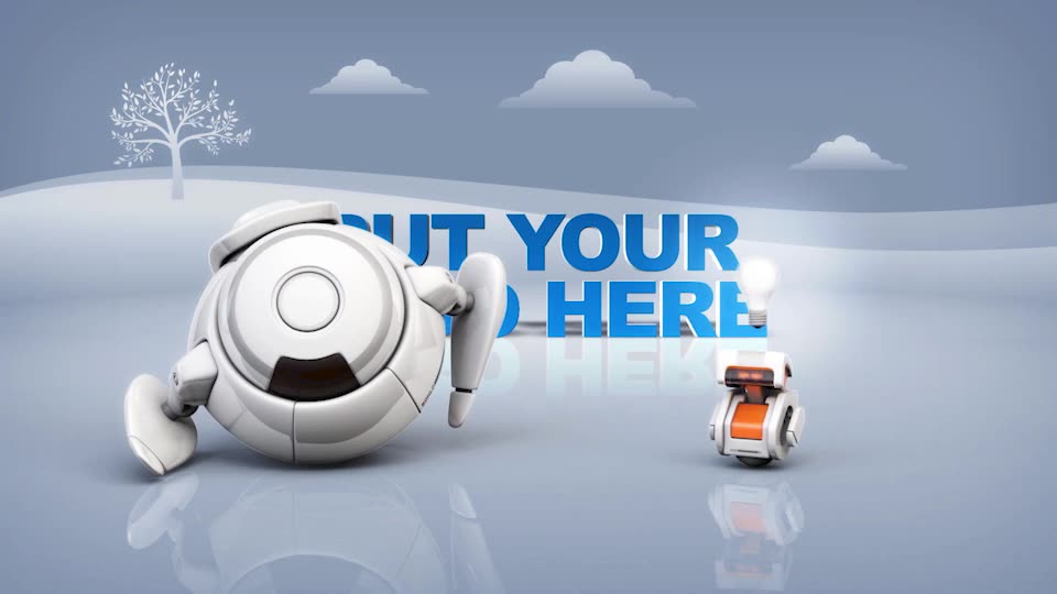 Robots 3D Logo Bumper III Videohive 29745554 After Effects Image 2