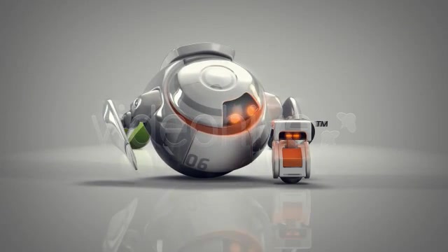 Robots 3D logo bumpers - Download Videohive 537718