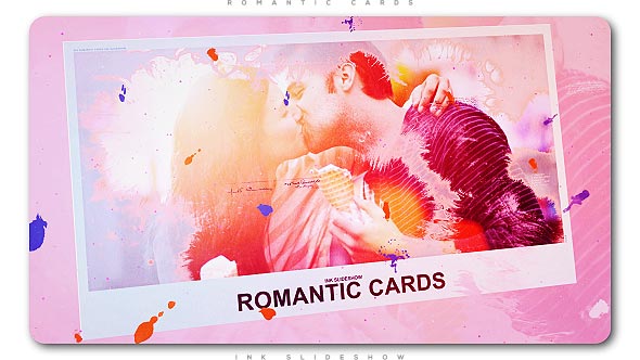 Romantic Cards Ink Slideshow - Download Videohive 20630627