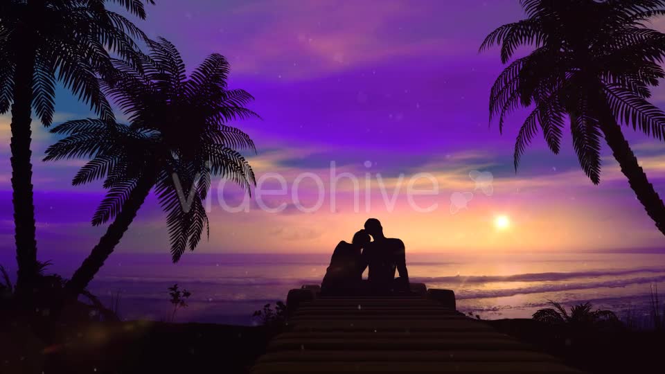 Romantic Couple Meets The Sunset By The Ocean - Download Videohive 20524093