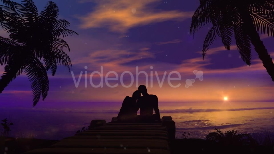 Romantic Couple Meets The Sunset By The Ocean - Download Videohive 20524093