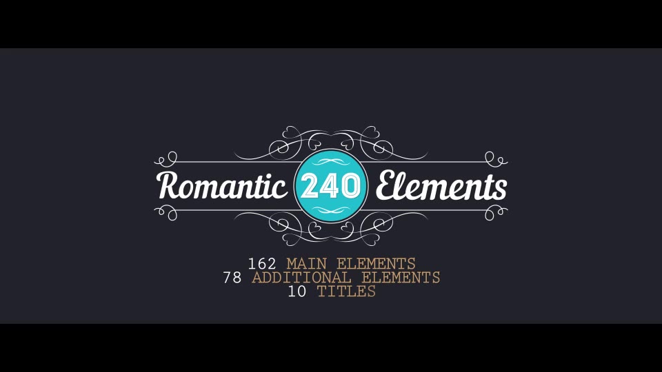 Romantic Elements & Titles - Download Videohive 10214513