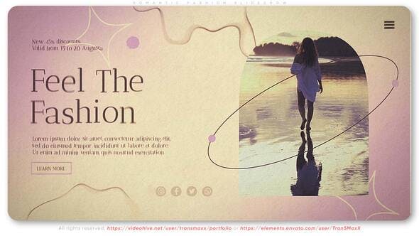 Romantic Fashion Slideshow - Videohive 35848875 Download