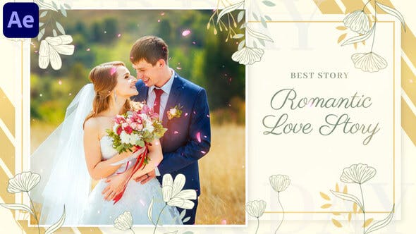 Romantic Love Story || Wedding Slideshow - Download Videohive 35481816