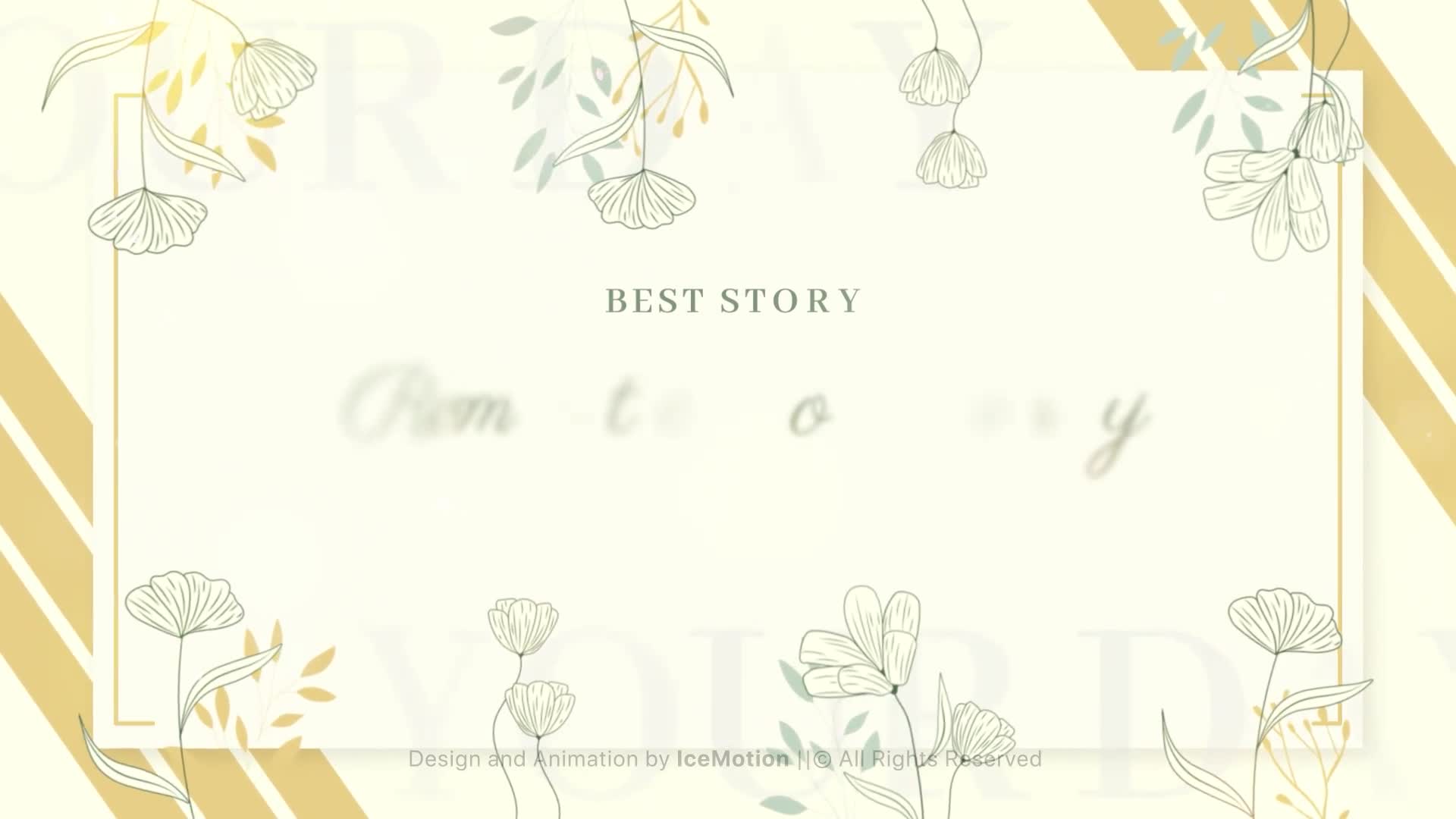 Romantic Love Story || Wedding Slideshow (MOGRT) Videohive 35494149 Premiere Pro Image 1